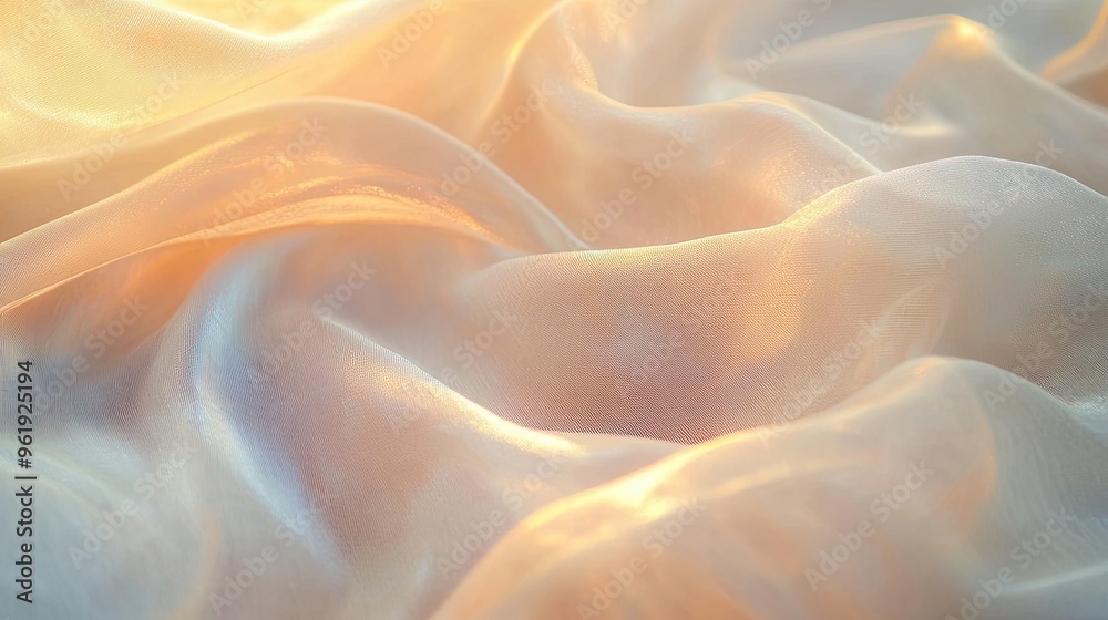 Crystal-clear transparent fabric flowing in the wind high-detail photorealism intricate textures soft light reflections background blur Crystal-clear transparent fabric flowing in the wind high-detail photorealism intricate textures soft light reflections background blur