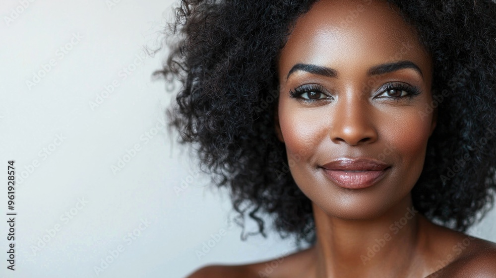 A woman with a beautiful face and a nice smile A woman with a beautiful face and a nice smile