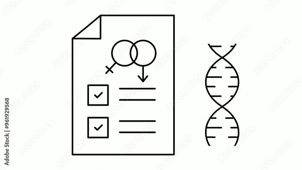 dna test report animation, embryos pass genetic testing animated video, In Vitro Fertilization Clip, Pregnancy and obstetrician footage, test tube baby procedure motion graphics