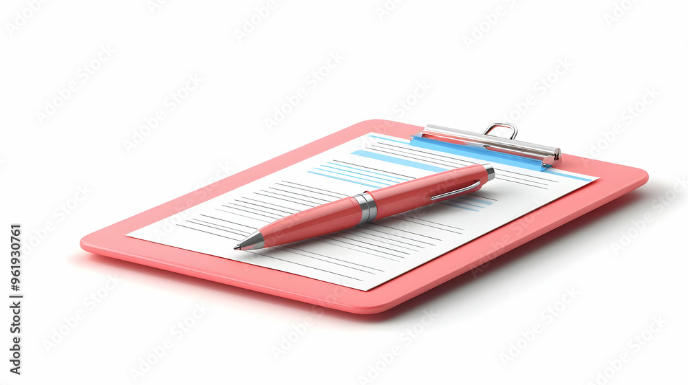 3D Floating Clipboard and Pen Icon with Marketing Plan Text - Sleek Vector Illustration Representing Strategic Marketing on White Background 3D Floating Clipboard and Pen Icon with Marketing Plan Text - Sleek Vector Illustration Representing Strategic Marketing on White Background