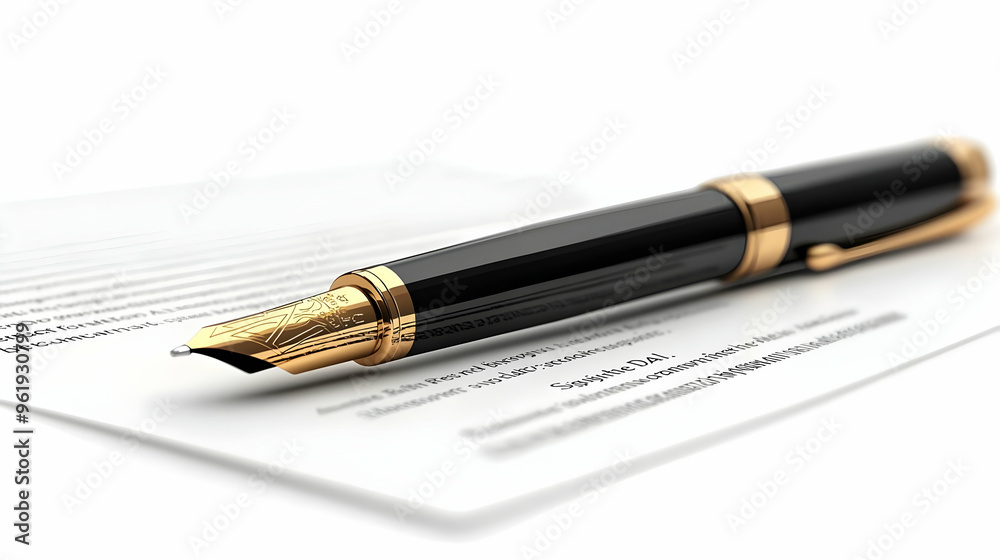 Dynamic 3D Floating Contract and Pen Icon with 'Sign the Deal' Text - Vector Illustration Symbolizing Agreements and Financial Commitments on White Background Dynamic 3D Floating Contract and Pen Icon with 'Sign the Deal' Text - Vector Illustration Symbolizing Agreements and Financial Commitments on White Background