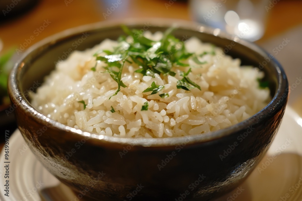 Steamed rice with chestnuts Steamed rice with chestnuts