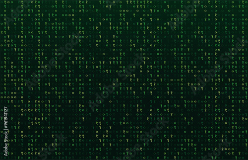 Matrix Concept Binary Sanskrit Pattern Background