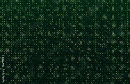 Matrix Concept Binary Social Media X Twitter Pattern Background