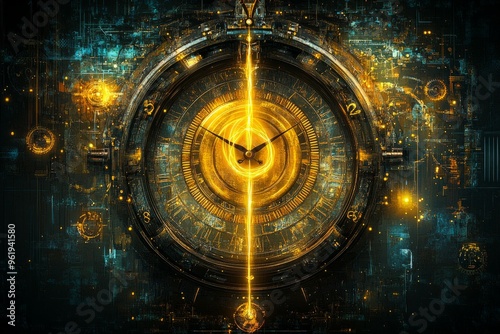 Wallpaper Mural Pendulum of Fate, Pendulum clock Torontodigital.ca