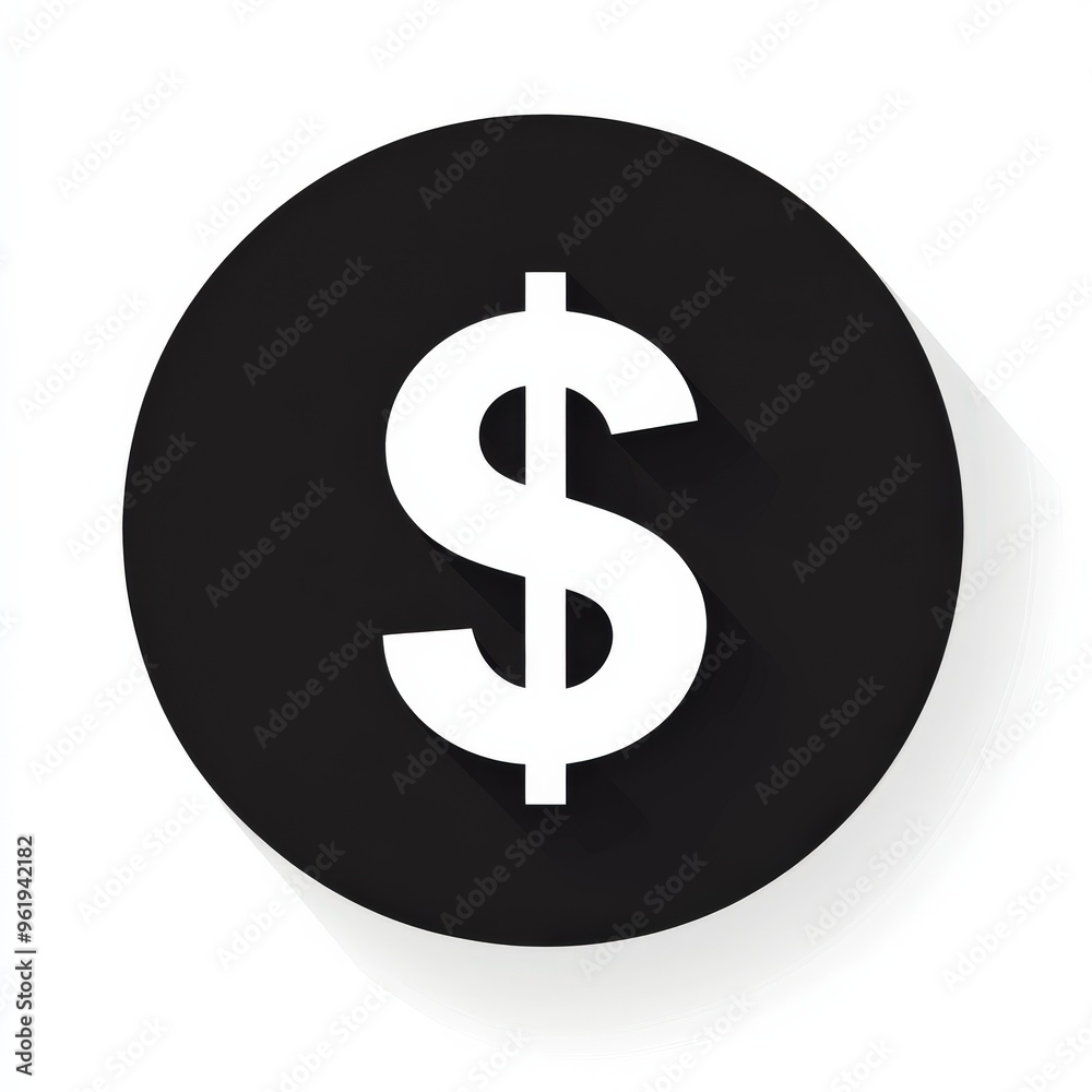 Cent Sign Icon Set: Currency Symbol for Business and Finance in Flat Design Cent Sign Icon Set: Currency Symbol for Business and Finance in Flat Design