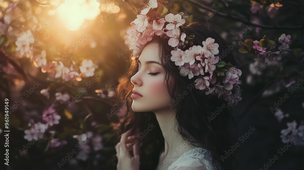 A natural backdrop, symbolizing the balance between day and night A natural backdrop, symbolizing the balance between day and night