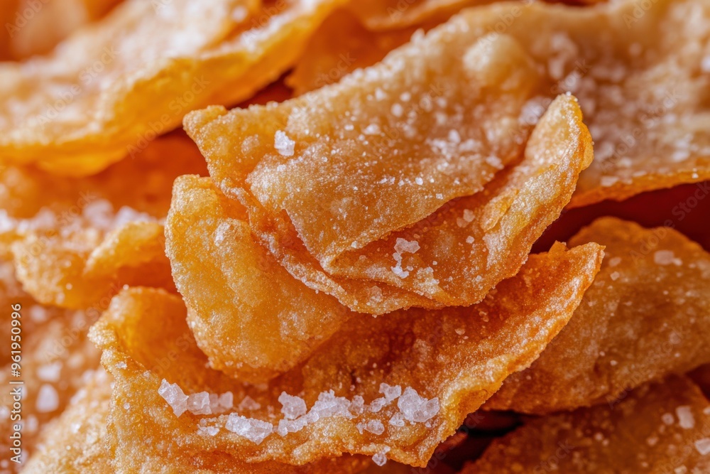 Chicken Skin. Close up of Crispy Fried Chicken Skin, Seasoned with Salt. Delicious Traditional Snack Chicken Skin. Close up of Crispy Fried Chicken Skin, Seasoned with Salt. Delicious Traditional Snack