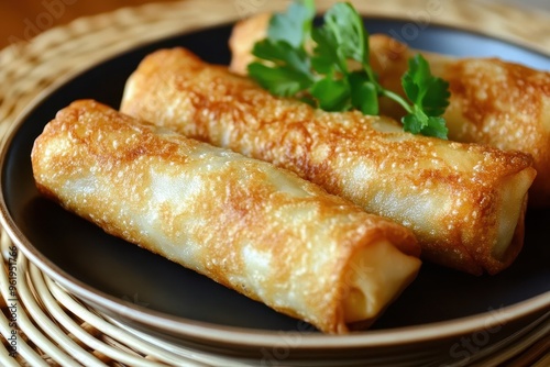 Taiwanese egg roll and cookie snack delicious