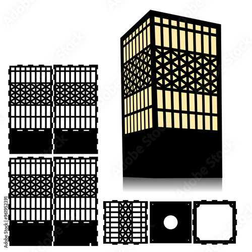 Japanese traditional lamp plans