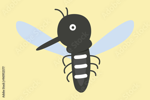 mosquito carrier of dengue fever disease. mosquito control concept