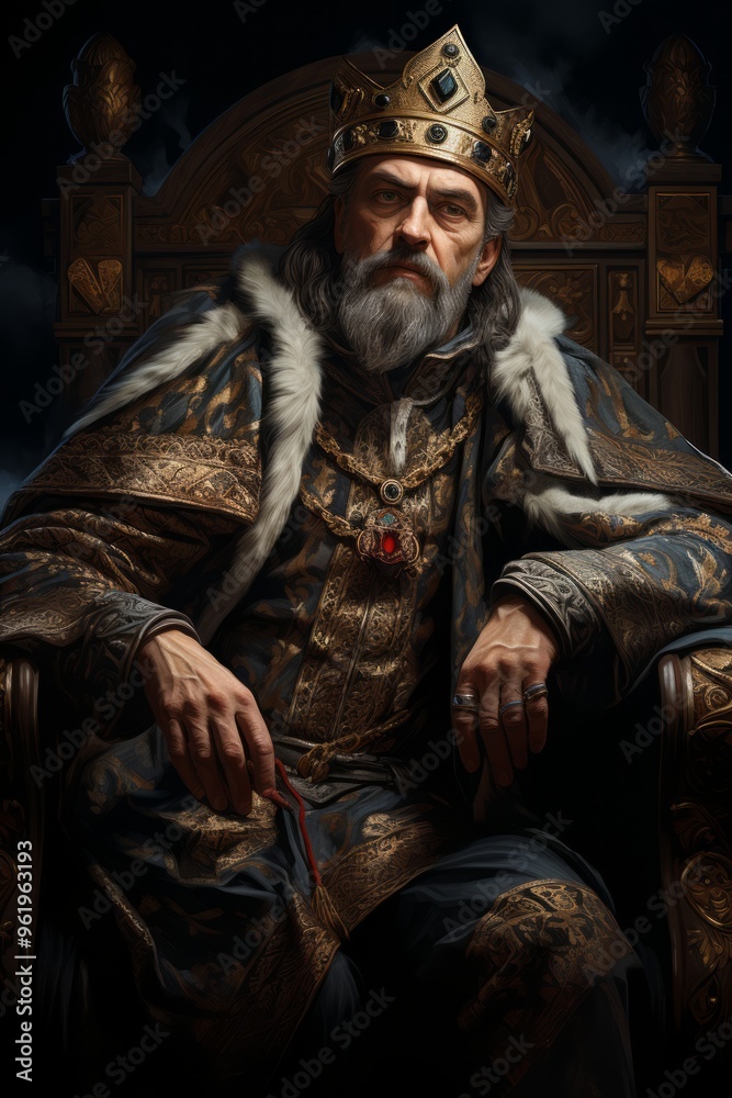 portrait of a king portrait of a king