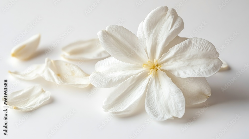Delicate White Flower Petals. Delicate White Flower Petals.
