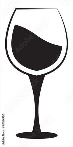 simple glass drink icon vector illustration 