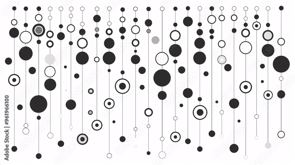 Flat Vector Icon of Quantum Computer with Qubits