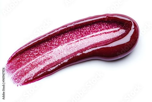 White background for colored lip gloss