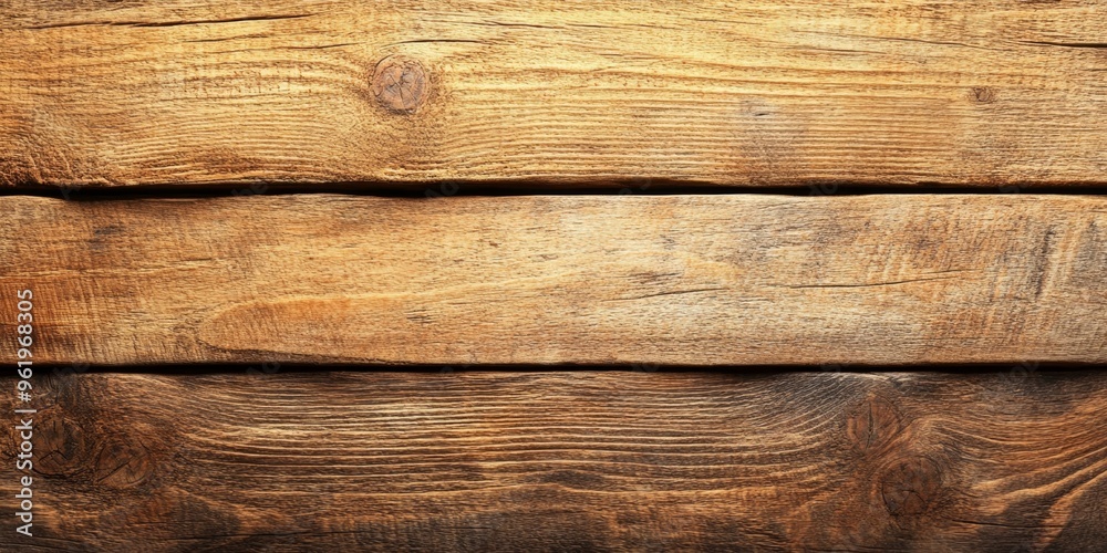 Fototapeta premium Rustic Brown Wood Texture Panorama: Vintage Charm Meets Modern Elegance in AI-Generated 4K Wallpaper. Versatile Backdrop for Cultural Marketing, Bestselling Themes, and End-of-Season Promotions. Perfe