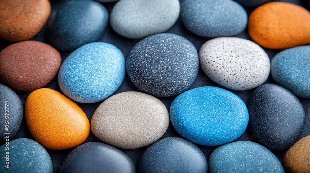 blue tones and stones, evoking tranquility and stability. Ideal for themes of calm, trust, and reliability blue tones and stones, evoking tranquility and stability. Ideal for themes of calm, trust, and reliability
