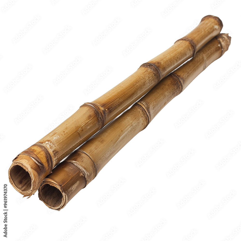 Fresh bamboo stick isolated on transparent or white background Fresh bamboo stick isolated on transparent or white background