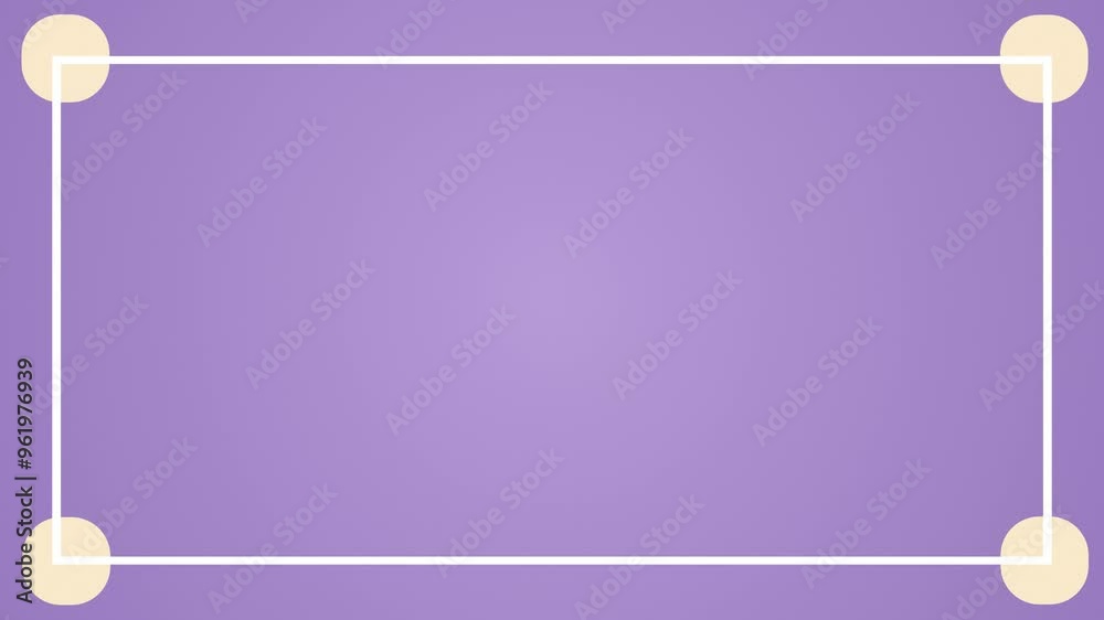 Gradient Purple Wallpaper With Line and Round Shape Decoration Motion Background