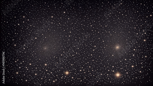 Glimmering Stars on a Dark background 3d wallpaper