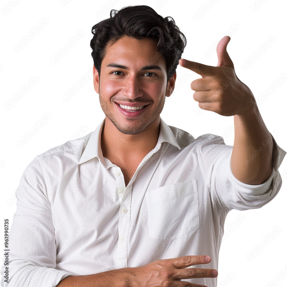 man showing thumbs up man showing thumbs up