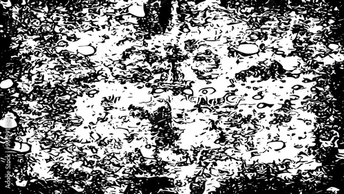 Abstract black and white grunge background for use in graphics