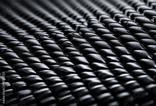 Wallpaper Mural detailed close carbon fiber texture sleek surface highlighting its intricate patterns glossy finish, automotive, composite, material, design, shiny, modern Torontodigital.ca