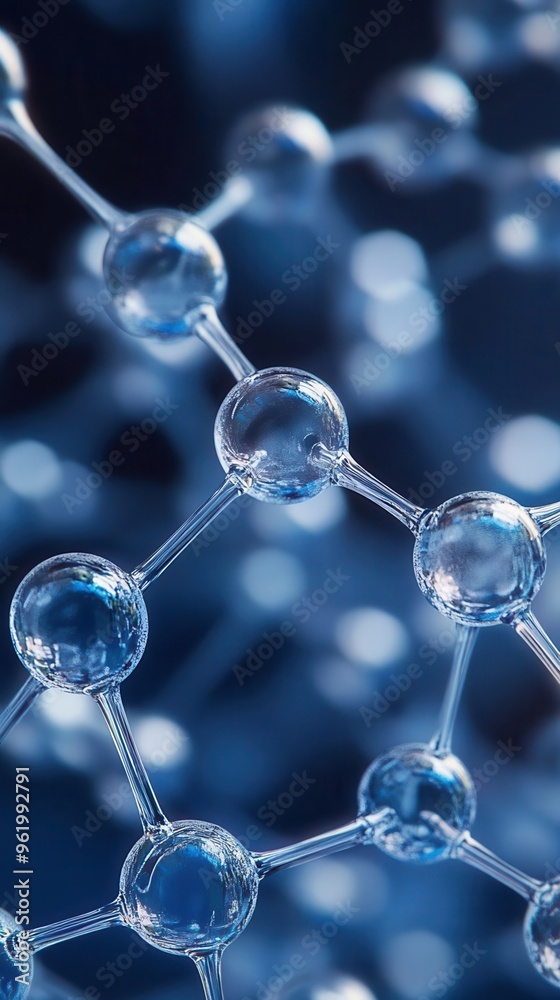 Phosphate bond visualized with interconnected molecular chains, phosphate bond, scientific research concept Phosphate bond visualized with interconnected molecular chains, phosphate bond, scientific research concept
