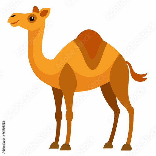 camel-vector-on-white-background