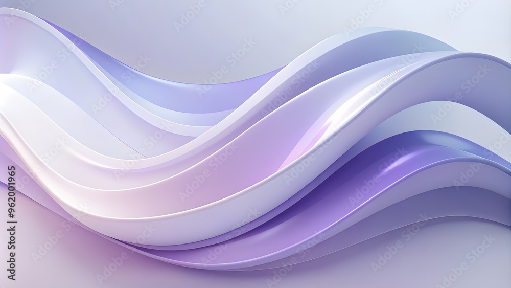 Obraz premium A purple wave with a purple background. Abstract smooth waves, abstract purple wave patterns with fluid lines and gradients.