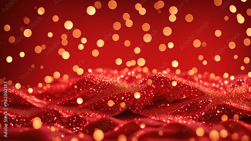 Golden Glimmers on a Deep Red background 3d wallpaper Golden Glimmers on a Deep Red background 3d wallpaper