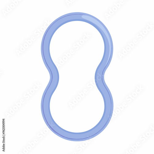 Vaginal ring female icon cartoon vector Birth control Pill control (3)