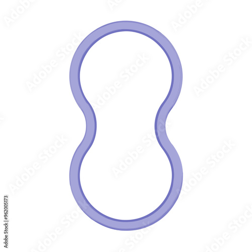 Vaginal ring female icon cartoon vector Birth control Pill control (6)