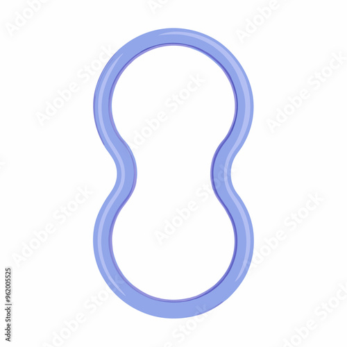 Vaginal ring female icon cartoon vector Birth control Pill control (11)