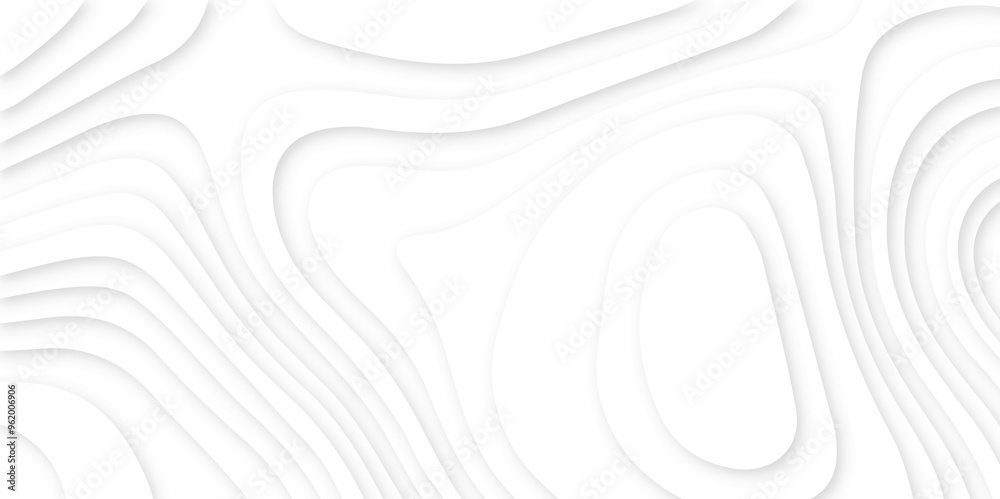 Abstract White paper cut background with lines.3d realistic papercut decoration textured with wavy layers. modern wallpaper texture and 3d realistic design use for banner flyers, posters. Abstract White paper cut background with lines.3d realistic papercut decoration textured with wavy layers. modern wallpaper texture and 3d realistic design use for banner flyers, posters.
