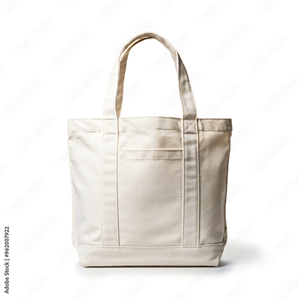 Beige blank tote bag design shopping handbag cream shoulder bag mock up isolated in white background Beige blank tote bag design shopping handbag cream shoulder bag mock up isolated in white background