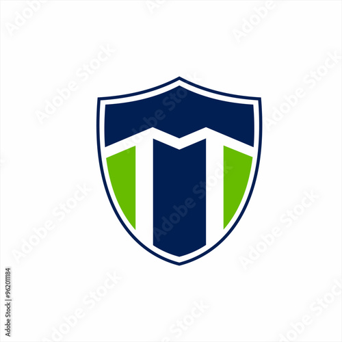 Shield logo design with initials letter TM. Free Download Shield logo design with initials letter TM. - GFXLoad