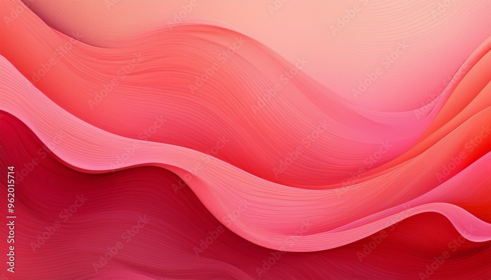 Elegant Color Gradient Abstract Background with Pink, Red, and Coral Wavy Lines, Blurred and Textured for Graphic Design, Luxury, and Template Use Elegant Color Gradient Abstract Background with Pink, Red, and Coral Wavy Lines, Blurred and Textured for Graphic Design, Luxury, and Template Use