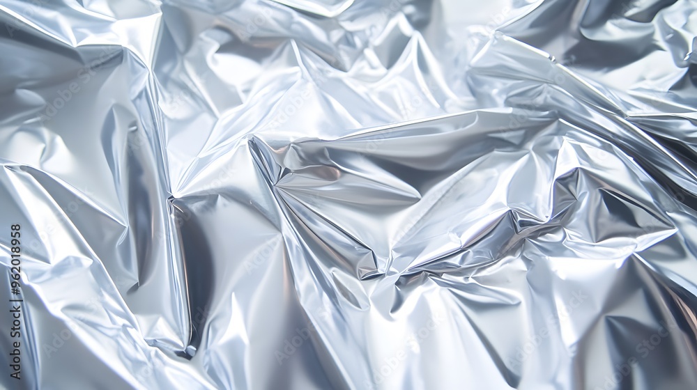 142. Crinkled, glossy cellophane with reflective details 142. Crinkled, glossy cellophane with reflective details