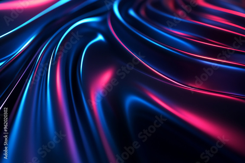 Abstract wave particle technology background