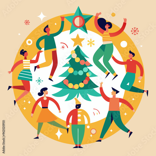 New Year's round dance