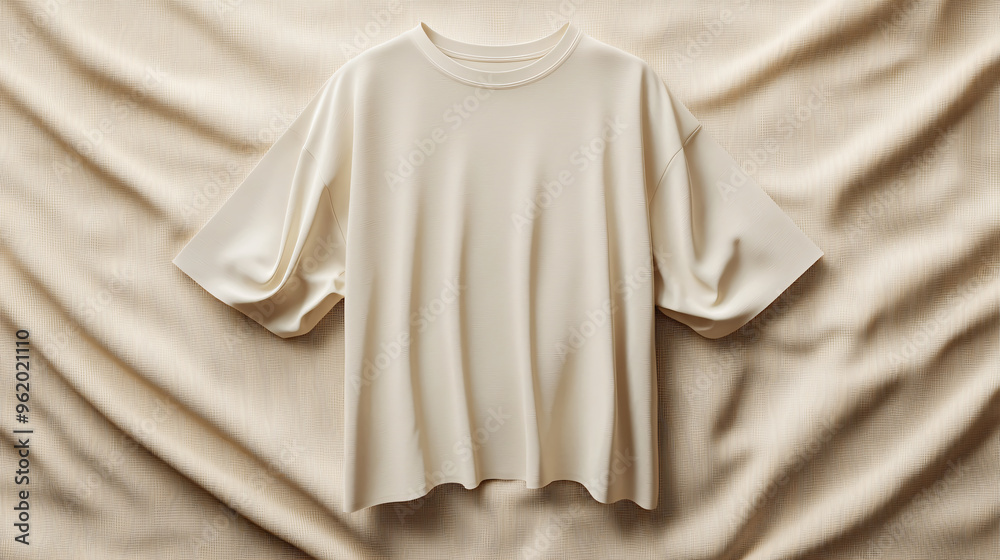 Minimalist Cream Tunic with a Loose, Relaxed Fit for Comfortable Everyday Wear Minimalist Cream Tunic with a Loose, Relaxed Fit for Comfortable Everyday Wear