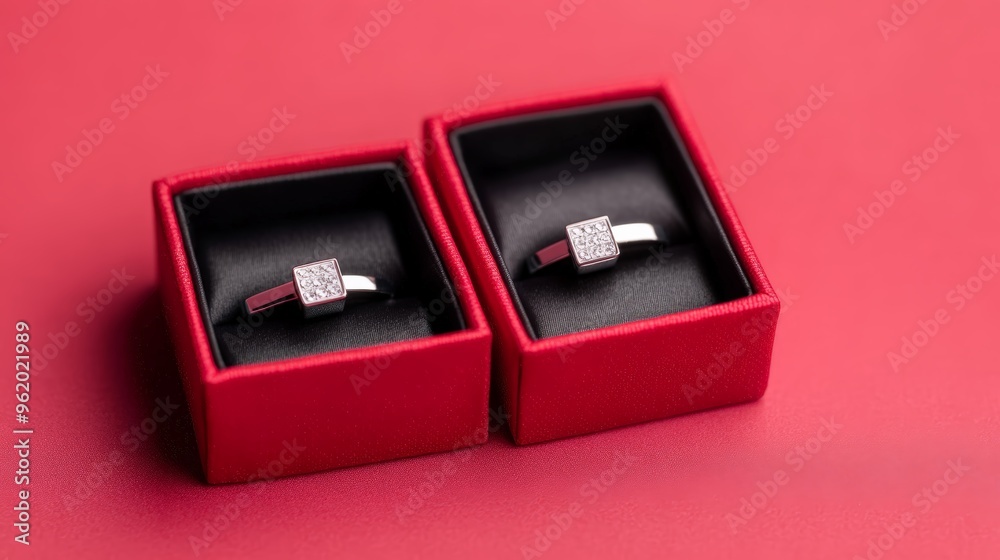 Monogrammed cufflinks in sleek box Monogrammed cufflinks in sleek box