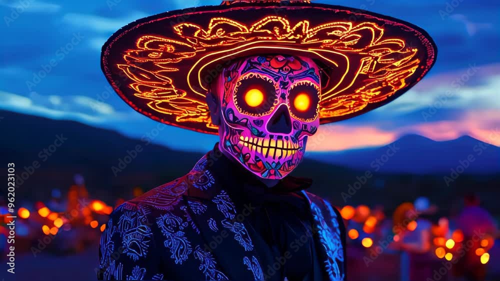 Dia De Los Muertos Concept Footage