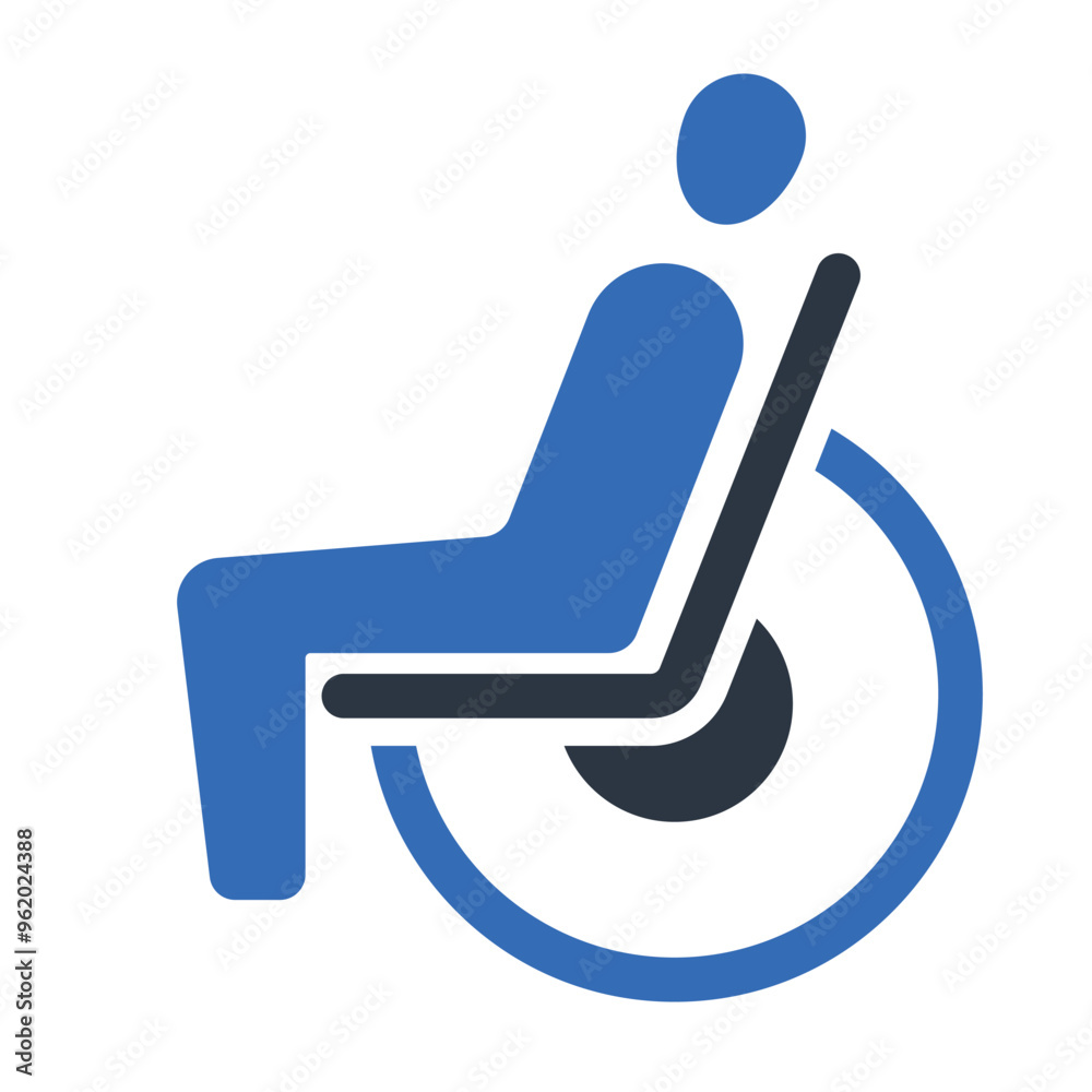 Accessibility, disability, handicap icon Accessibility, disability, handicap icon