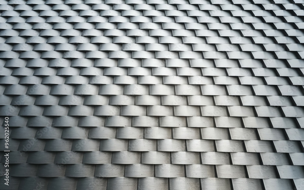 Abstract pattern texture. Abstract background of gray curved and interlocked tiles, creating a geometric and modern design. Abstract pattern texture. Abstract background of gray curved and interlocked tiles, creating a geometric and modern design.