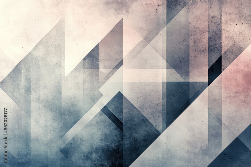 Abstract Geometric Pattern with Gray and White Tones Abstract Geometric Pattern with Gray and White Tones