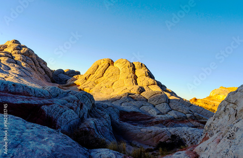 Landscape resembling outer space