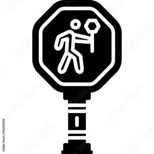 Flagger Symbol Sign Icon